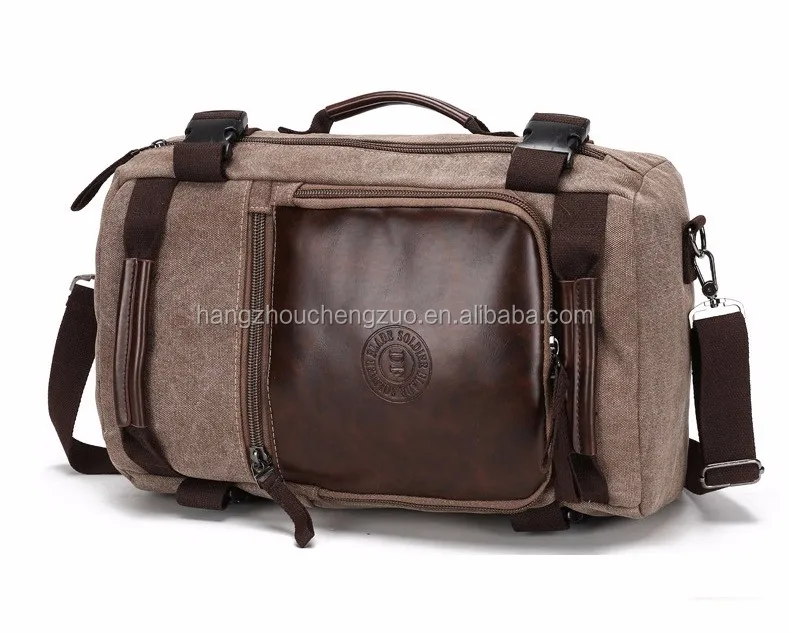 Hot Sale Waterproof OEM Camping Backpack,CZB-0003B Double shoulder computer bag outdoor leisure sports bag canvas bag