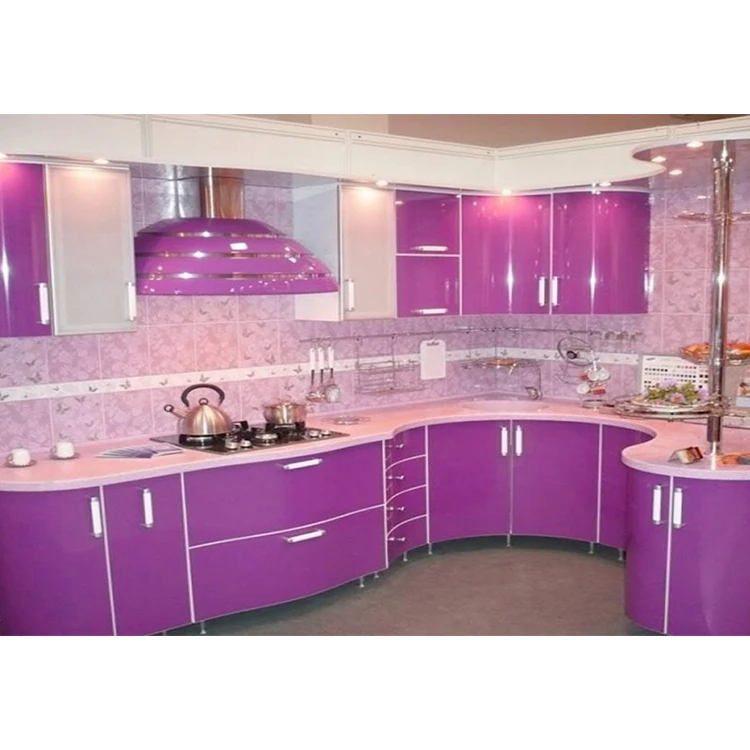 New Model Custom Storage Lacquer Paint Modular Kitchen Cabinet