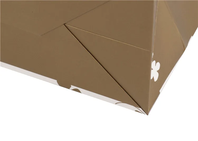 High Quality Durable Brown Bowknot Bulk Paper Christmas Gift Bags For Package