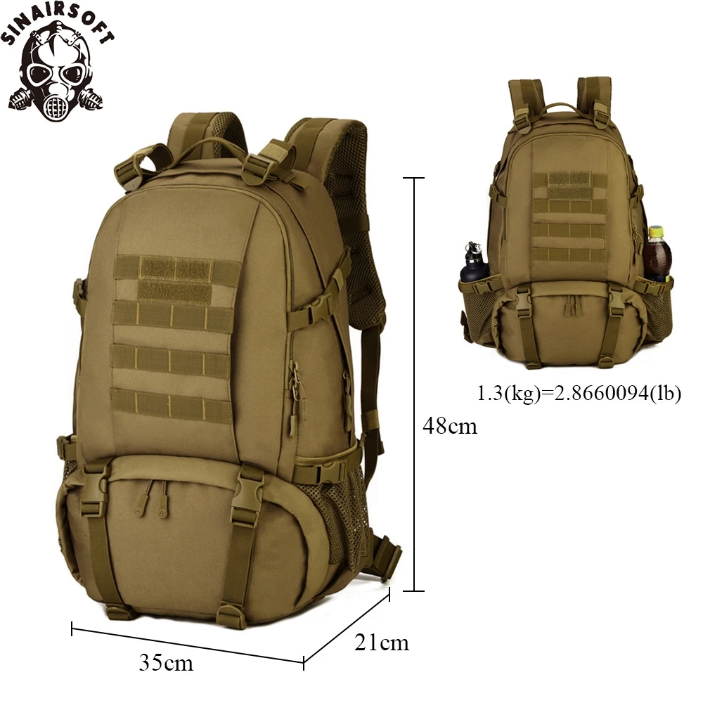 40l Waterproof Nylon Military Tactics Bag Custom 911 Backpack Large ...