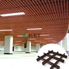 Light weight aluminum false ceiling Grid Ceiling or wood finish aluminum beam baffle ceiling