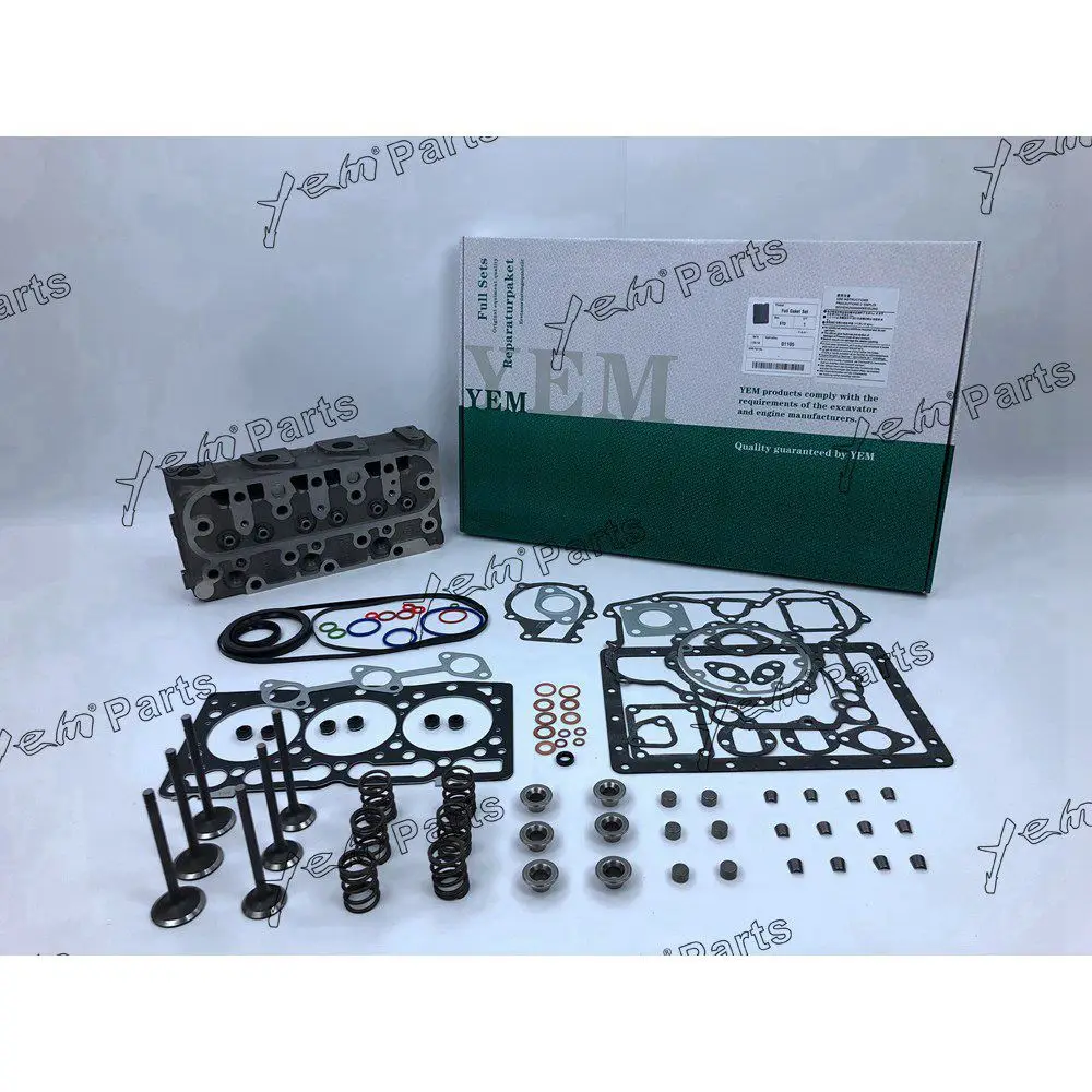 D1105 Complete Cylinder Head With Cylinder Head Gasket Set For Kubota