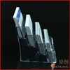 wholesale 4 tiers wall mounted acyclic brochure/pamphlet/leaflet/flyer display holder rack