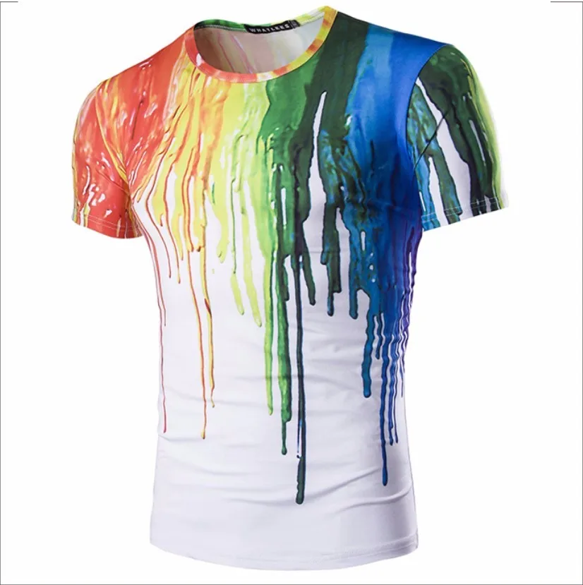 camisas de colores arcoiris