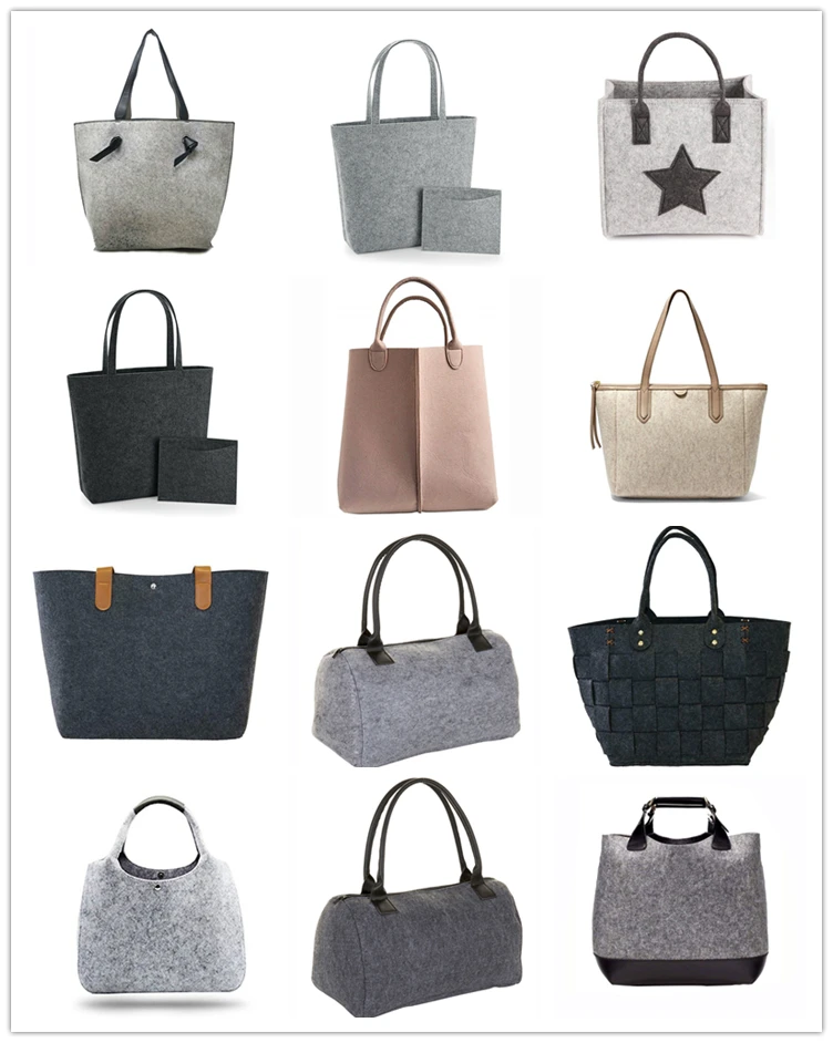 Multi purpose Stylish Coach handbag Shopping felt bags women handbag