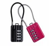 password 3 digit Digital safety iron cable tsa padlock luggage zipper code tsa combination lock