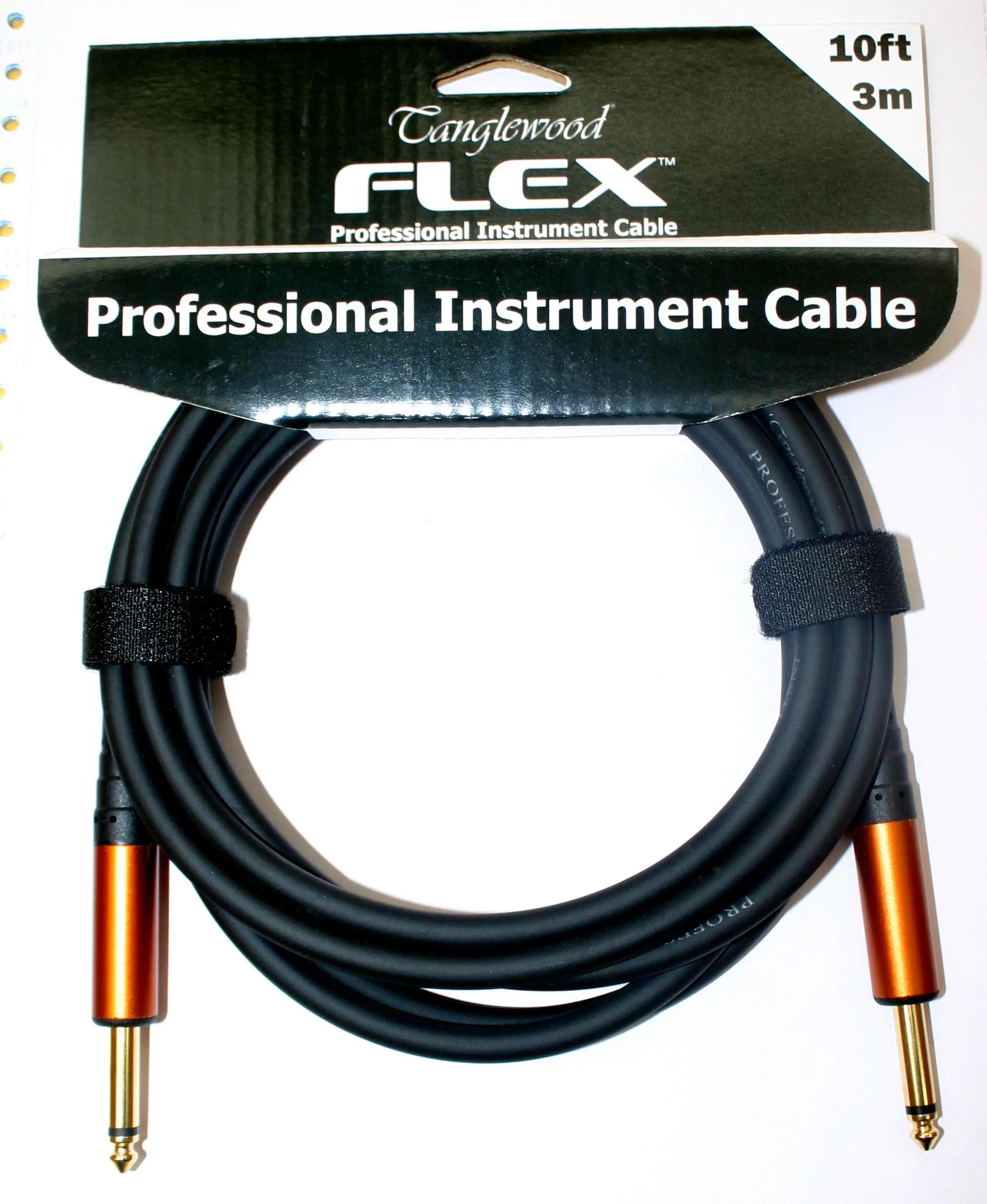 Flexible Flex Dual Shielded Guitar Bass Effects Cable 6.35mm Guitar