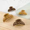 Yiwu Factory wholesale cheap korea high quality Fashion leopard print hair claws for women