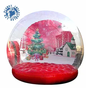 Customize Hot Giant 3m Outdoor Display Inflatable Christmas Human Size Snow Globe For Decoration
