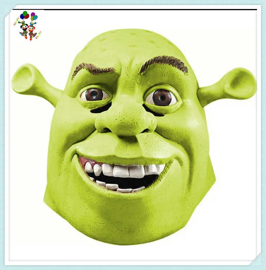 Pesta Topeng Shrek Kartun Wajah Lucu Topeng Halloween Hpc 0489