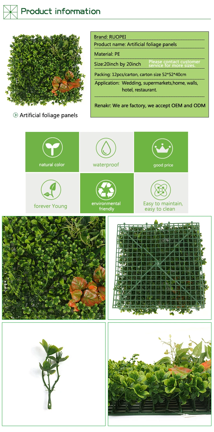 artificial foliage wall panels on Home Wall Decor 50 Cm 50 Cm Plastic Hedge Artificial Synthetic Boxwood Grass Panel For Sale Buy Artificial Synthetic Boxwood Grass Panel Artificial Boxwood Hedge Panels Artificial Boxwood Grass Panel Product On Alibaba Com