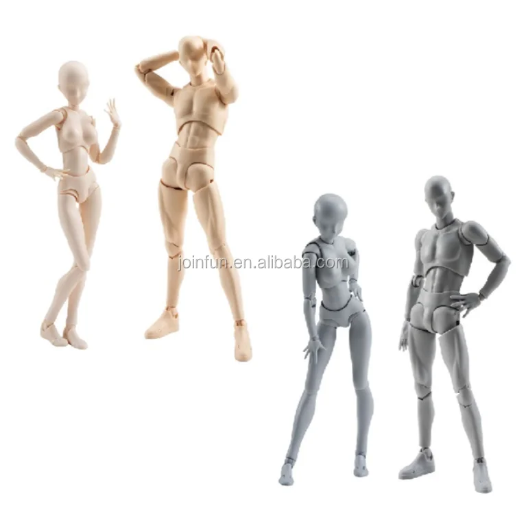 Custom Design Fully Articulated Poseable Jointed Action Figure Doll