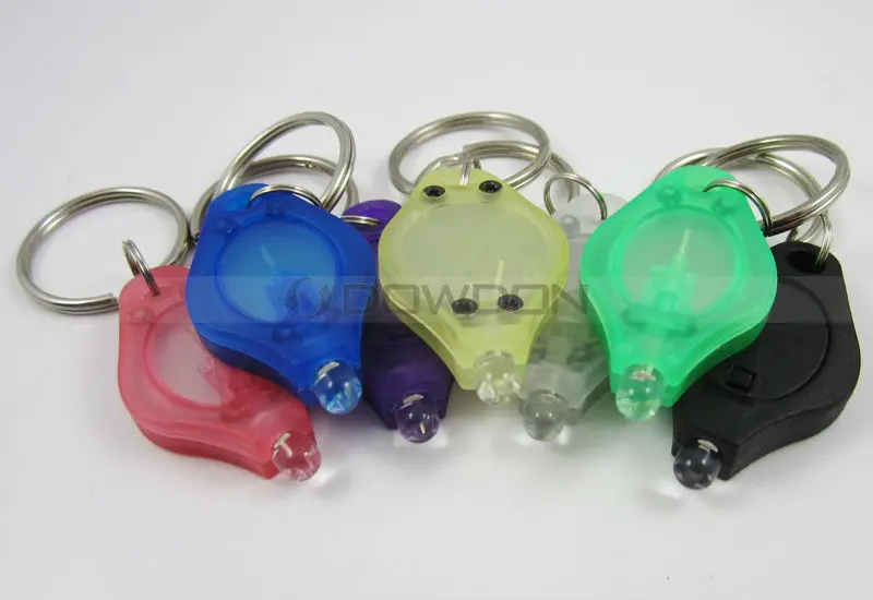 Blacklight Key Ring Light Torch Mini Uv Keychain Flashlight Black Light