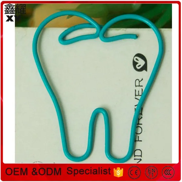 High Quality Dental Promotional Gifts Custom Logo Metal Tooth Paper