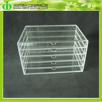 Ddn D019 Wholesale Acrylic Drawer Storage Organizer Luxury Acrylic