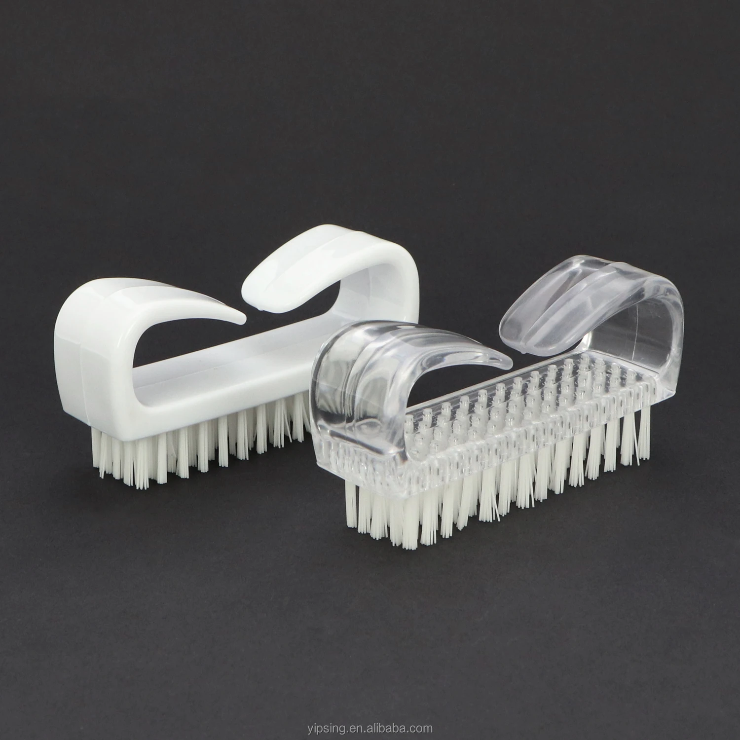 cleaning plastic nail brush