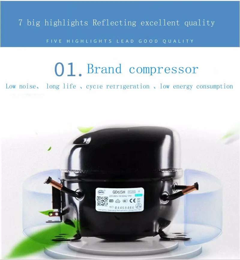 180w Commercial Mini Ice Cream Freezer Parts Ice Cream Ice