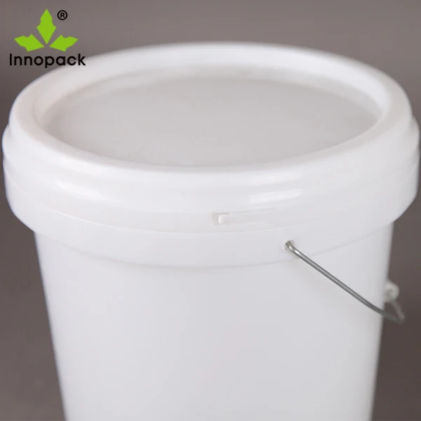 Round 5 Liter Plastic Bucket With Tear Strip Lid And Handle Buy Plastic Bucket,5 Liter Plastic