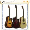 2017 New children wooden guitar, popular wooden learn to play guitar