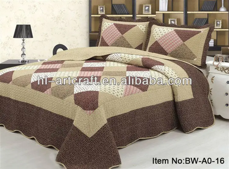 Bw-a0-11 King Fitted Hand Embroidery Bedspread And Comforters - Buy ...