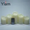 Custom Luxury Brand flickering led candle moving flame wick flickering flameless candle