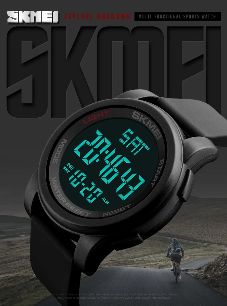 Skmei 1257 original 2015 cheap hot silica gel band men's wrist watch