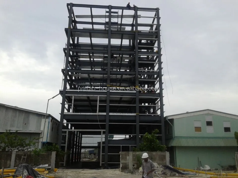 Colombia  3 floors steel structure supermarket