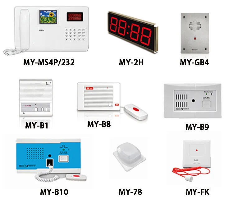 Meeyi Ward Nursing Equipments Patient Nurse Call Bell System