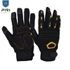PRI CE Factory Touch Screen Anti Abrasion Leather Oilfield Labor Protection Electrician Hand impact Resistant Gloves