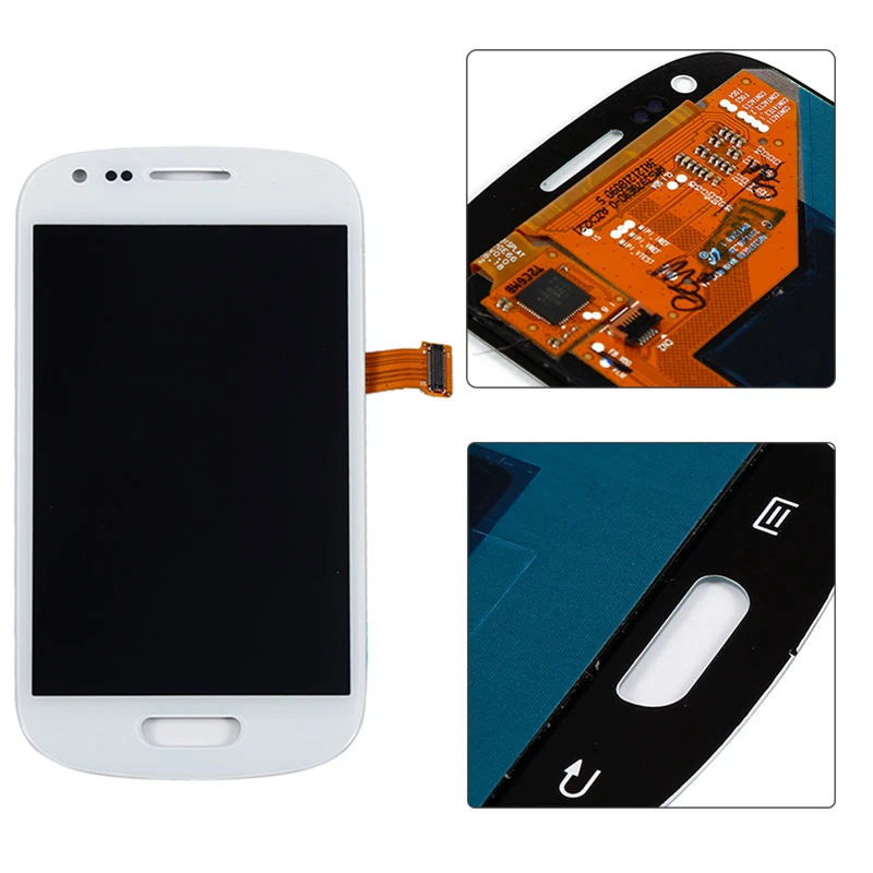 Genuine for samsung galaxy s3 mini i8190 LCD touch screen, orginal LCD digitizer for samsung galaxy s3 mini i8190 with frame