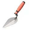 Antislip rubber / plastic handle bricklayer polished building construction tools