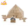 2018 Wholesale 67 pcs building block toys wooden boys construction toys for sale W13A148