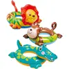 animal shaped inflatable swim ring inflatable summer beach pool float toys for kids