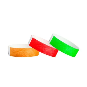 Custom Waterproof Paper Bracelet Ticket For Water Park Custom Waterproof Paper Bracelet Ticket For Water Park