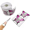 100/500 Pieces Guide Sticker Tape Self-adhesive nail form stickers