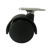 Wholesale 1.5 Inch Nylon double wheels furniture caster workbench caster