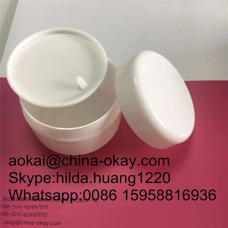 100ml Screw Lid Skin Care Cream Containers/plastic Pp Cosmetic Pot
