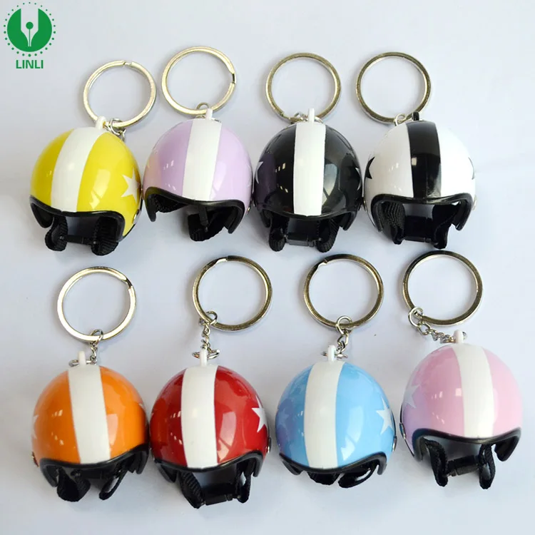 Newest Arrival Promotion Plastic Mini Safety Hard Hat Keychain