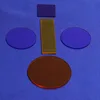 Optical colored filters orange CB glass