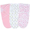 Newborn Boys and Girls 0-3 Month Adjustable Baby Swaddle Wrap
