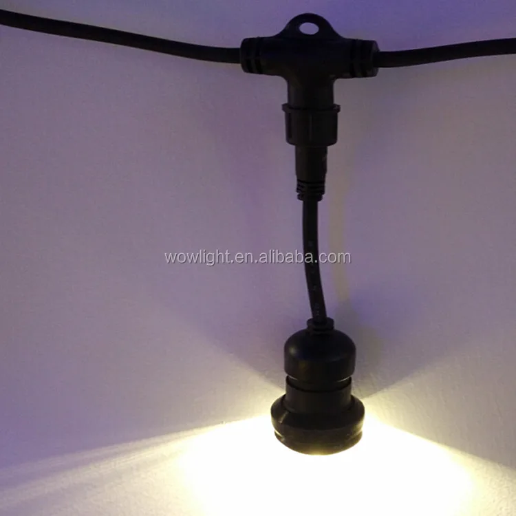 E27 Festoon Droppers/ Pendant Lamp Cable/black Rubber Festoon Harness