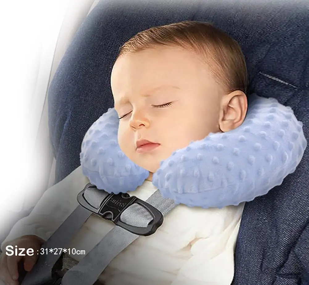 Fish 100 Cotton Blue Head Body Supports Newborn Baby Travel