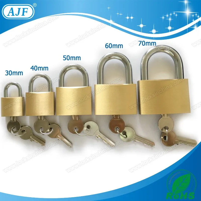 AJF high quality and security heavy duty solid brass padlocks