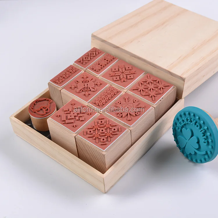 wooden stamps for kids