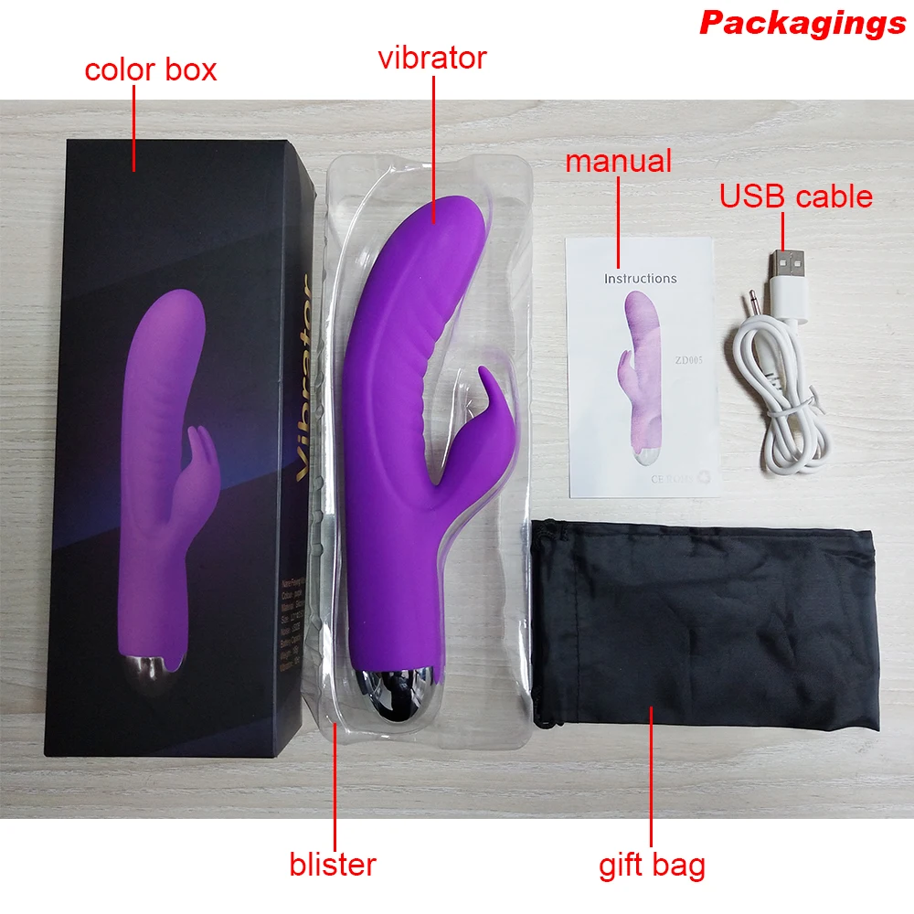 Valleymoon Silicone Rechargeable Finger Motion Clitoris Rabbit