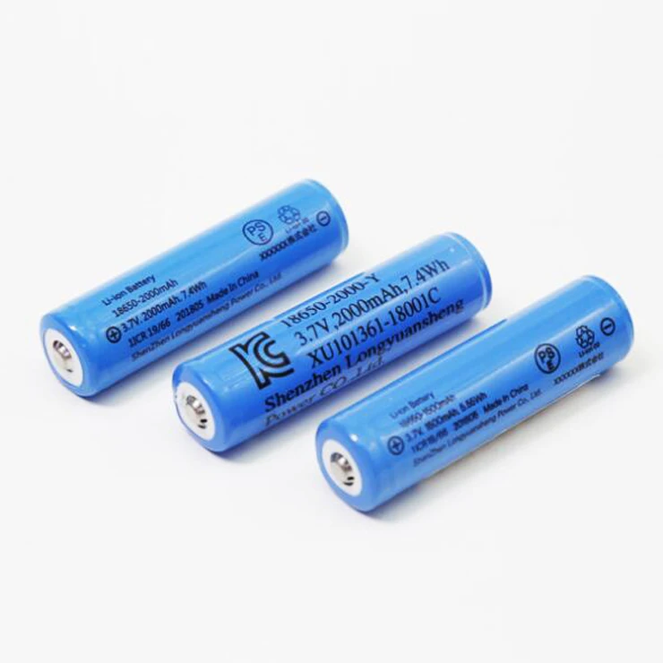 18650 2000mah 3 7v Lithiumion Rechargeable Battery From Original Battery Manufacturer Buy