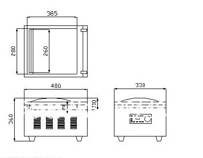 DZ-260 Desktop Food Preservation Vacuum machine,vacuum sealing machine for sea food,fish,chicken,beef,tofu
