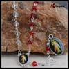 6MM Crystal Beads Chain Rosary, Jubilee Year of Mercy Rosary