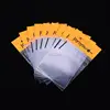 40 microns Customized OPP Transparent seal adhesive bag with header, OPP P&S Plastic bag with hole