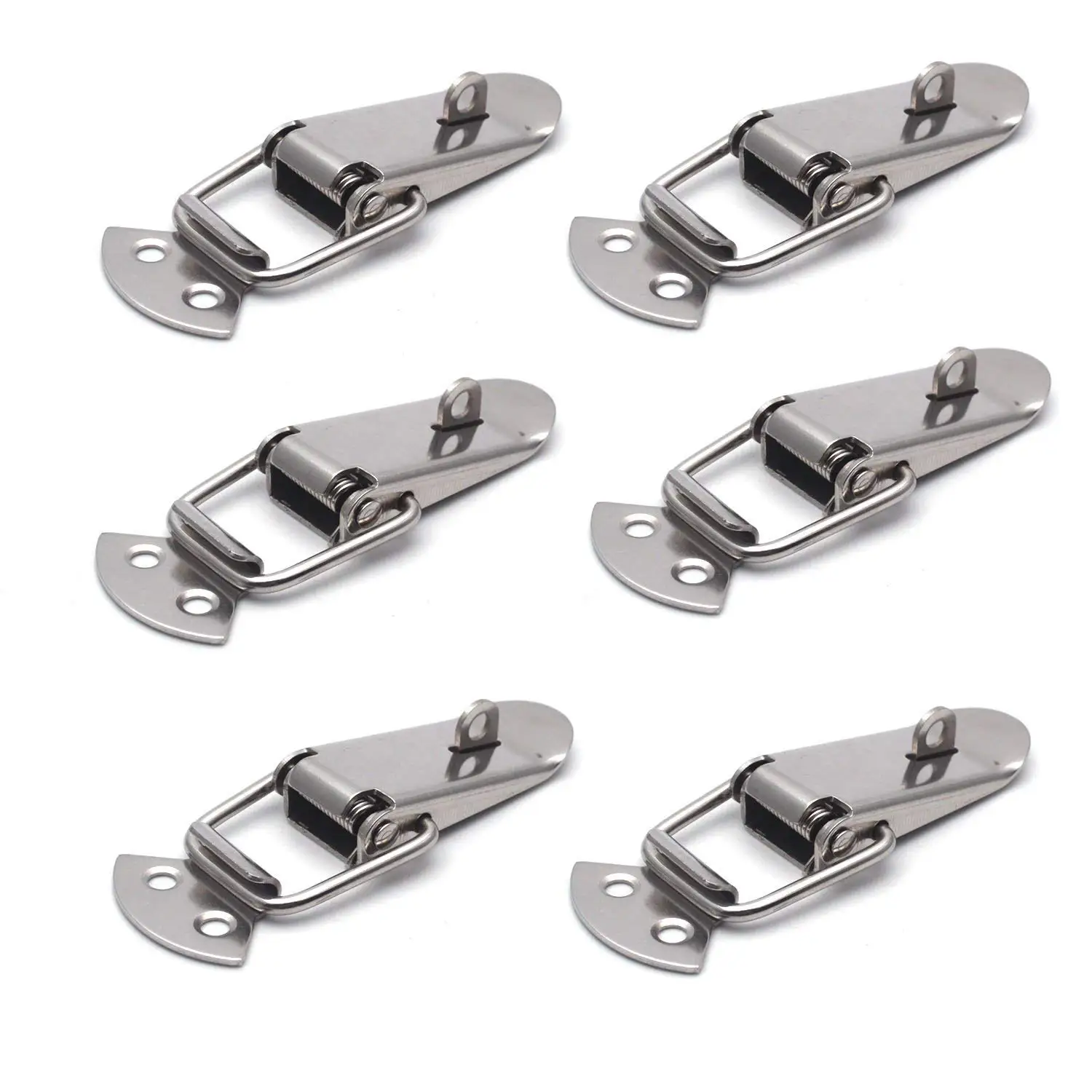 Antrader Spring Loaded Toggle Latch 5.1 x 1.57 Stainless Steel Case Box Chest Trunk Lock Clamps Catches Hasps LTD Pack of 4 5.1 x 1.57 Stainless Steel Case Box Chest Trunk Lock Clamps Catches Hasps Guangzhou Openfind Electronic Commerce CO
